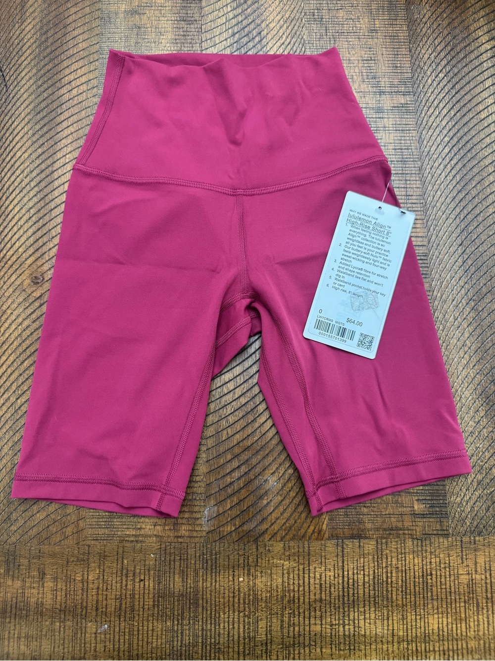 lululemon athletica High-Rise Raspberry Bike Shorts